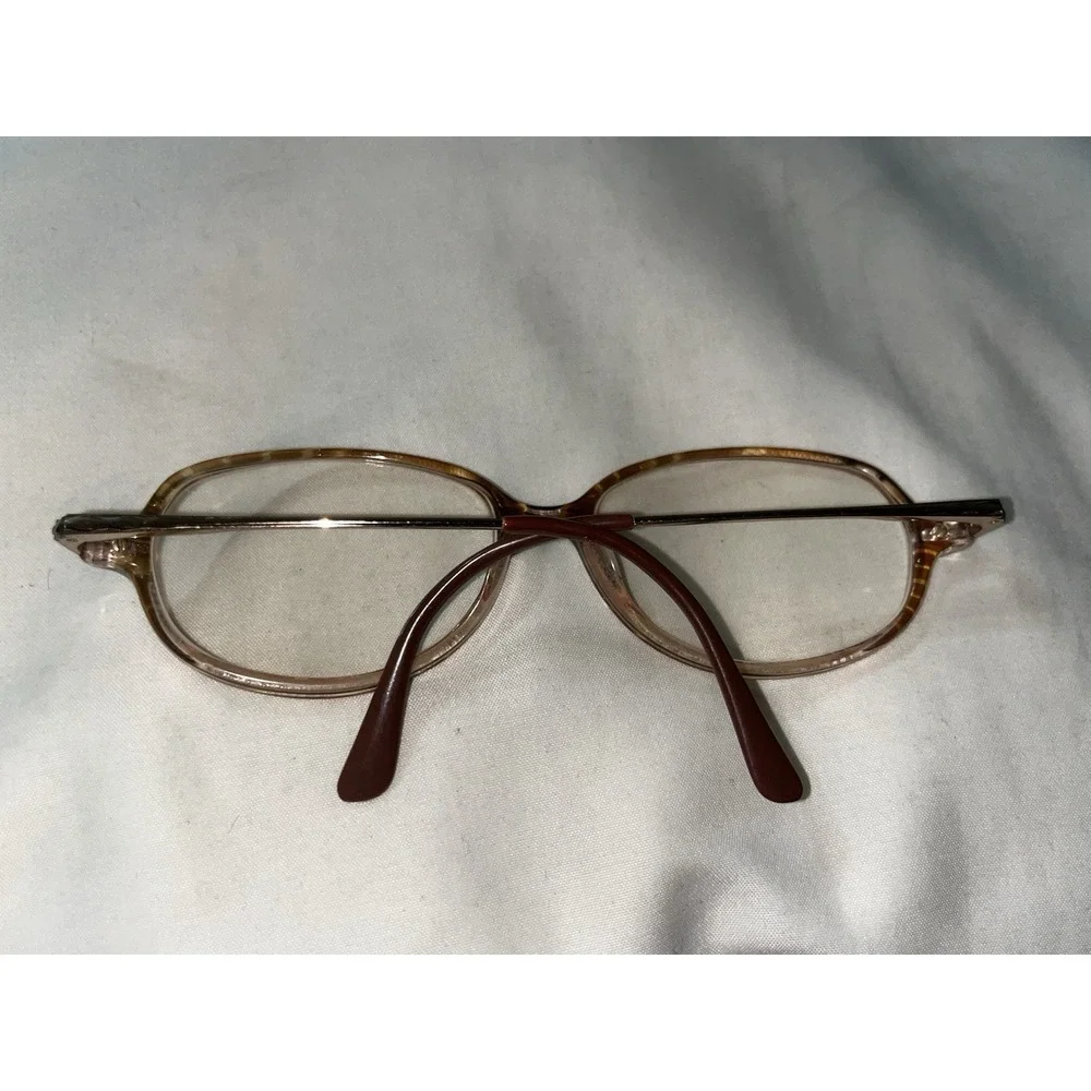 SAFILO‎ ITALY 53-15-135 EYEGLASSES FRAME BROWN PLASTIC 3525